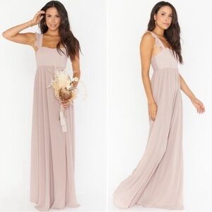 Show Me Your MuMu Mauve/Pink June Maxi Dress Size XS